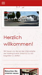 Mobile Screenshot of hidding-zelte.de